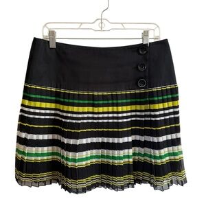 Tristan Pleated Wrap Mini Skirt